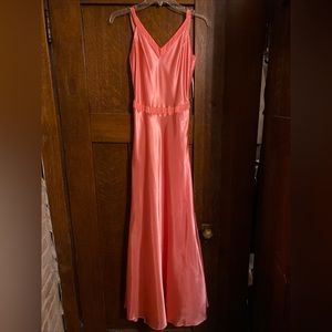 Bright Pink Coral Faviana Prom Dress Size 0